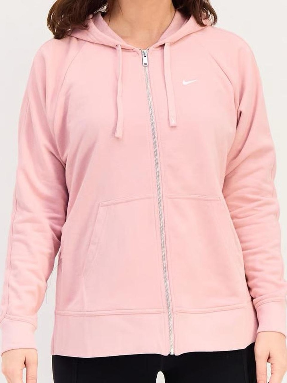 Nike Light Pink Zip-Up Hoodie